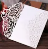 Schwarze Einladung Laser Cut Ostern Halloween Prom Party Einladung gefaltete hohle Hochzeitseinladungen