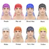 Bandanas Satin Men Stretchy Cap Hip Hop Du Doo Rag Durag Perucas Turbante Bandana Headwear Cor Sólida Chapéu Longo Amarrar Cauda Acessórios para CabeloBan