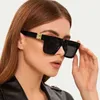 Retro Square Sunglasses Woman Brand Designer Summer Styles Candy Colors Fashion Silver Mirror Shades Male UV400 220609
