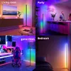 مصابيح الأرضية RGB غرفة نوم LED Atmosphere Light Lave Light Living Rom Decor Indoor Desparing Lamps لزينة المنزل