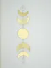 Keychains Modern Brass Moon Phases Crystal Wall Hanging Art | Sun Catcher