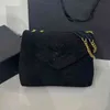 5A Matte Leather Messenger Bag Suede Handbag Envelope Style Shoulder Bags Fashion Letter Golden Chain Flap Crossbody Purse Handbags Lady