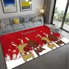 Tapis de Noël Père Noël Salon Tapis Sont Tapis Esprit Pour Bonhomme De Neige Bande Dessinée RoomCarpets