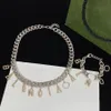Mode Hanger Ketting Armband Pak Designer Kettingen Steen Letters Ontwerp voor Heren Dames Sieraden