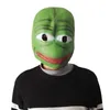 Masques de fête dessin animé Pepe la grenouille triste masque en latex vente réaliste complet 220823