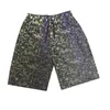 Männer Shorts EST Multicolor Reflektierende Pilz Männer Sommer Nacht Glänzend Biker Frauen Kurze Hosen Paar Hip Hop Sexy Damen