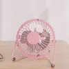 Mini USB Metal Desktop Fan With 360 Rotation Adjustable Cooling Fan Portable Office Household Traveling Mute Fans 4 Colors BH6228 TYJ