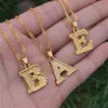 ペンダントネックレス26pcs/set a-z letters for women men girl englight ingistary alphabet gold chain Jewelry Giftentant