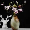 Couronnes de fleurs décoratives MBF, fausse fleur de Magnolia artificielle de Style rétro pour mariage et maison