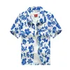 Été respirant tendance vacances Chemise Homme cocotier imprimé à manches courtes bouton vers le bas chemises hawaïennes pour hommes M5XL 220527