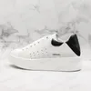 Tbtgol 2022 qualidade superior sapatos casuais plataforma tênis das mulheres dos homens de luxo designer couro das mulheres branco preto formadores treinador no11