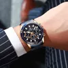 Reward Hot selling gold mens watch stainls steel Casual quartz watch Factory wholale custom luxury sport wrist watch