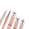 Nagelkonstpatser Professionella Clippers Manicure Set Rostfritt stål Cutter Scissor Cuticle Nipper Tools Setnail3237632