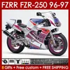 Тело для тела для Yamaha FZR250R FZRR FZR 250R 250RR FZR 250 RR RR RED Purple BLK 96-97 BODY 144NO.3 FZR250-R FZR-250R FZR-250 FZR250 R RR 96 97 FZR250RR 1996 1997 КОМПЛЕКТ.