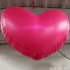 Coração vermelho inflável e gigante personalizado com soprador de ar para decoração de dia/casamento dos namorados fabricado na China