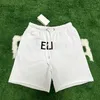 Cartas masculinas shorts femininos impressos shorts básicos casuais calças esportivas de praia