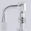 Full Weld Smoking Beveled Edge XXL Quartz Heat Retainer Terp Slurper Banger Nails For Glass Water Bongs Dab Rigs Pipes