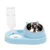 猫のおもちゃおもちゃ水噴水猫盆地犬ダブルボウル自動ペットフィーダーペット供給水ディスペンサー