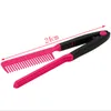 V Type Brosses À Cheveux Lavable Pliant Lisseur Peigne DIY Salon De Coiffure Brosse Styling Outils