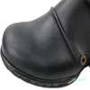 Мужчины сапоги дизайнерская дизайнерская кожа PU мужской ретро-ковбой Martin Boots 2022 Новый средний теленок молнии без скольжения Western Knight Shoes 39-48 Plus