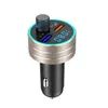 FM Bluetooth Car Kit -sändarmottagare MP3 Player Dual USB Multifunktion QC3 0 Car Charger