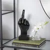 Personalisierte Mittelfinger Statue Ornament Home Schreibtisch Dekoration Zubehör Desktop Geste Figur Skulptur Wohnzimmer Dekor 220628