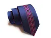Silk Slim Men Ties Fashion 6cm Skinny Stripe Dot Floral Neck tie for men Woven Formal wear business wedding party 02