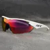 Utomhuscykel solglasögon sportglasögon ridning som kör radcykelglasögon mtb glasögon cykelglasögon UV400 med 3 linser