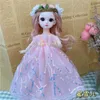 30cm Doll BJD1/6 Multiple Hair Color Dolls Brown Big Eyes 22 Removable Joints Matching Fashion 220822