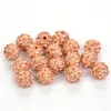 Other 33Colors 10mm Micro Pave Disco Ball Crystal Beads For Bracelet Necklace DIY Making 50pcs/lot Edwi22