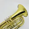 Real photos Trombone BB Marching Baritone Brass Nickel plaqué instrument de musique professionnel avec cas6950261