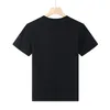 22SS 유명 브랜드 고품질 면화 목이 목 남자 티셔츠 유럽 및 미국 패션 레터 인쇄 로고 여름 캐주얼 커플 짧은 소매 C7