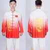 Etniska kläder Kvinnor och män Silk Tai Chi Passar kinesisk stil Wushu Martial Arts Uniform Performance Jacket Pants Träningskläderetnisk EE