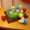 Mushroom Picking Game Baby Educational Toys Pick Off Pcs Mushrooms In Glass Floor Creative Hugs For Children J220704