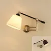 Creative Adjustable Arm Lamp Iron Modern Wall Sconces Indoor Lightings For Restaurant Bar Corridor Aisle Living Room Lights 220705