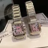 Vrouwen Horloges 20*25MM 25*30MM wijzerplaat Hoge Kwaliteit Goud/Zilver Roestvrij Staal Quartz batterij Dame Horloge