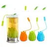 Filtro de chá de coruja de silicone, sacos de chá fofos de qualidade alimentar, infusor de chá de folhas soltas, filtro difusor, acessórios divertidos f03234356279