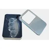 Rauchpfeife Glasknöchel-Bubbler bezieht sich auf die tragbare Filterwasserpfeife in Tigerform mit Box-Set