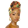 50 %/лот африканский принт растяжка бандана, головка, длинная шарф, атласная цветочная крышка для женской вечеринки Анкара Дасики
