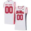 SJ98 Custom Ole Miss Rebels Basketball genäht Carlos Curry Bryce Williams Breein Tyree Blake Hinson Antavion Collum Trikots