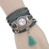 Wristwatches Original Tassel Pendant Design Quartz Watches Vintage Leather Women Bracelet Watch Multilayer Charming Jewelry