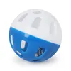 スポット商品ペットのおもちゃ中空プラスチック猫色のおもちゃボール小さなベルかわいい音プラスチックジングル子犬