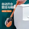 Silikon-Toilettenbürsten mit Halter-Set, wandmontierte Toilettenreinigungsbürste mit langem Griff, modernes, hygienisches Badezimmerzubehör 20220420 D3