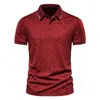 Herrfartyg Ankare tryckt Polo T-shirt Fashion Casual Breattable T-shirt Business Office Polo Shirt 220716