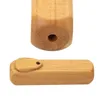 スイベル蓋付きのポータブルハーブ木製喫煙パイプクリエイティブミニ折りたたみ可能なカバー木材スモークパイプフィルターボングタバコタバコホルダーZL0972