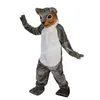 Halloween Squirrel Mascot Costume Högkvalitativ tecknad plysch Animal Anime Temakaraktär Vuxenstorlek Jul karneval fancy klänning