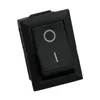 Switch 5pcs 250V 3A Mini Boat Rocker SPST ON-OFF 2-PIN Black Plast Push-knapp Snap-In On Off Micro SwitchSwitch