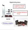 8025D digital gold foil printing machine / hot stamping /printer for leather paper box bag