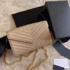 Designer Envelope Bag 10A Mirror quality Chain Bag Caviar Shoulder bags With Box Y001