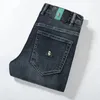 Designer Heren Jeans Mode Luxe Slanke Elastiek Bee Merk Zakelijke Broek Broek Klassieke Stijl Mannelijke Denim Vrijetijdsbroek Big Yards3vq0